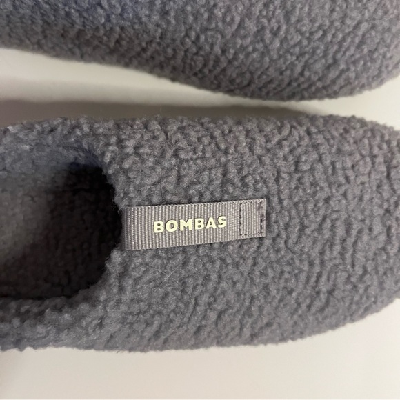 Bombas Womens Sunday Slipper Gray Sz 10 Faux Shearling - Picture 4 of 5